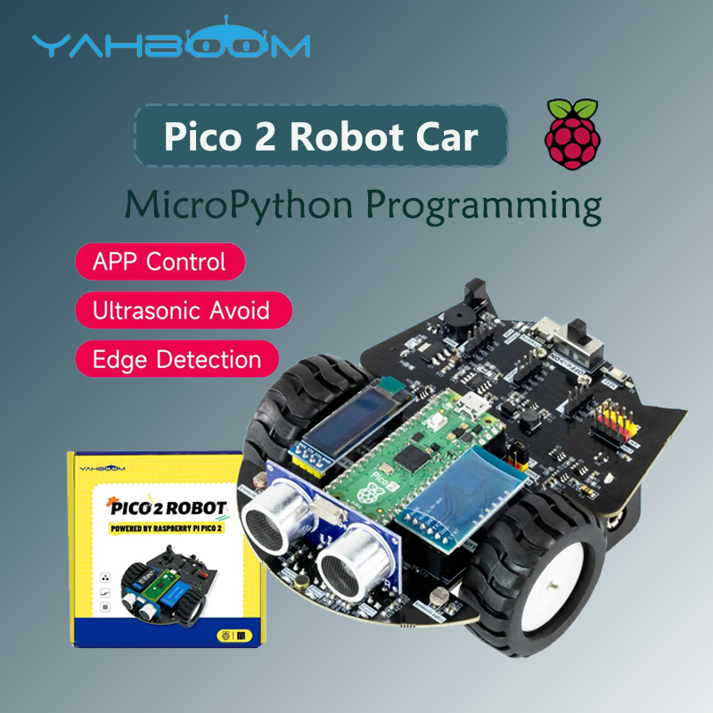 Robot Car Kit - Yahboom Raspberry Pi Pico 2 หุ่นยนต์รถชุด