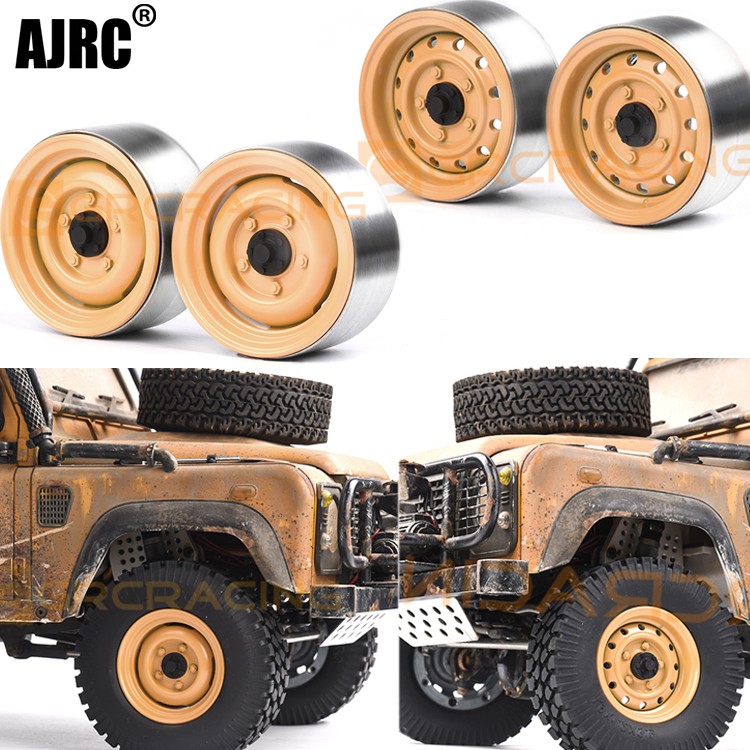Omni Wheel - Ajrc 1.9นิ้ว Camel ถ้วยล้อ Retro โลหะล้อสำหรับปีนเขารถสำหรับ1/10