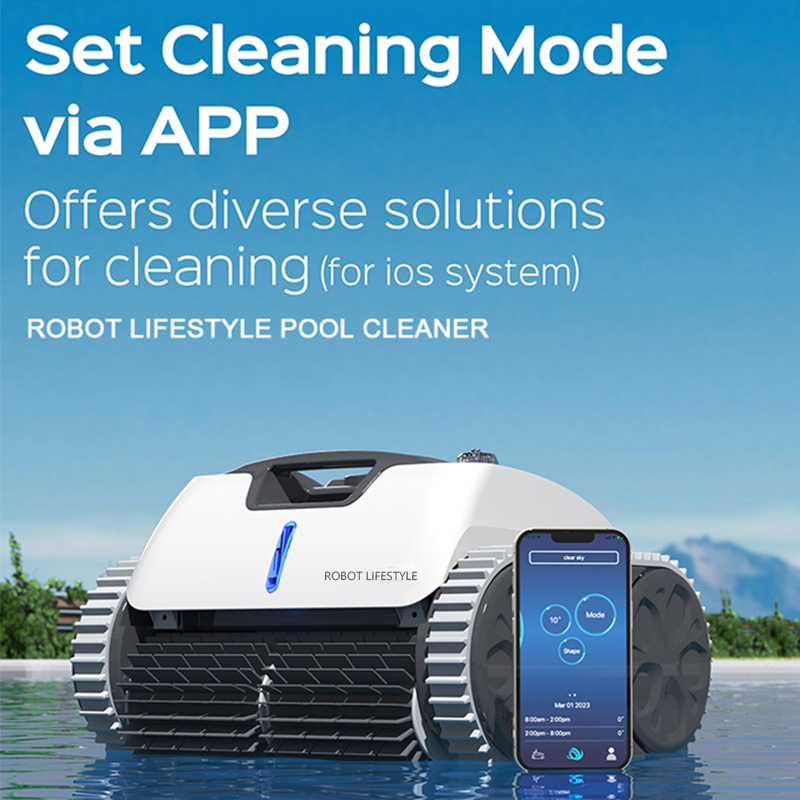 Ros Robot - หุ่นยนต์ทําความสะอาดสระว่ายน้ําไร้สายอัตโนมัติ 3312 PRo Wifi App Control