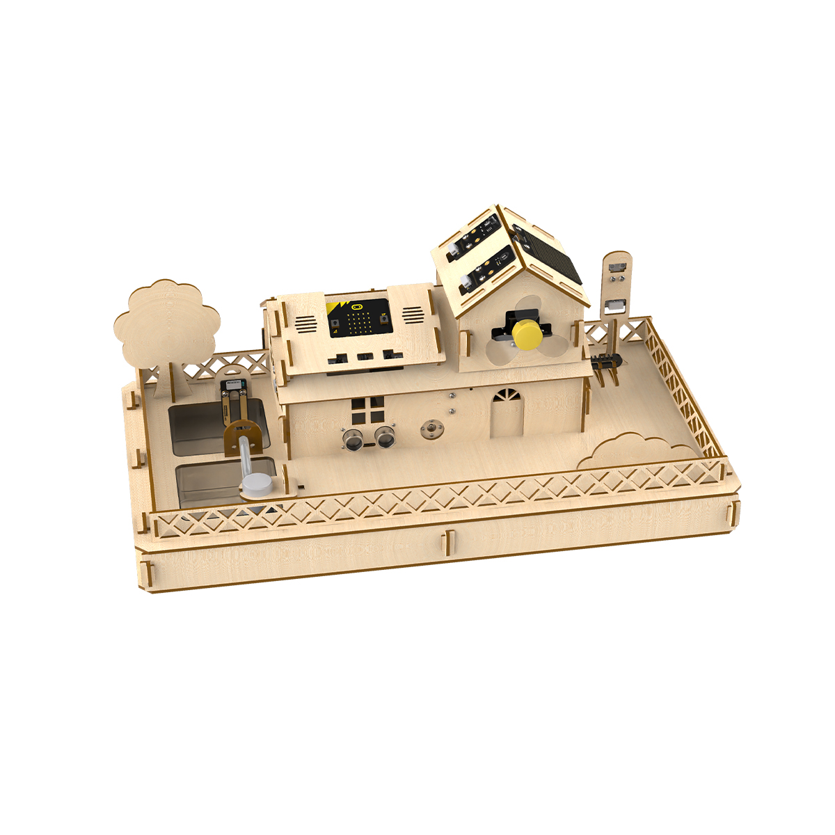 Microbit Robot - ชุดบ้านอัจฉริยะ Hiwonder IoT พร้อมเซ็นเซอร์ ไมโครบิต โปรแกรมมิ่ง