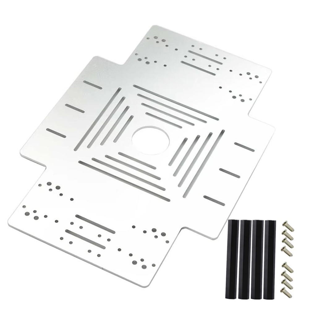 Stm32 Robot - Big แผ่นโลหะอะลูมินัมอัลลอยแชสซี50มม.ข้อต่อสำหรับ Arduino STM32 Mecanum ล้อหุ่นยนต์รถแชสซี