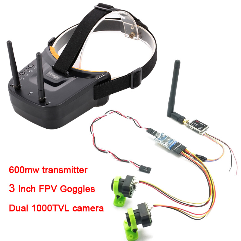 Pan Tilt Bracket - 3 ช่อง Dual กล้องวิดีโอ CMOS 1000TVL