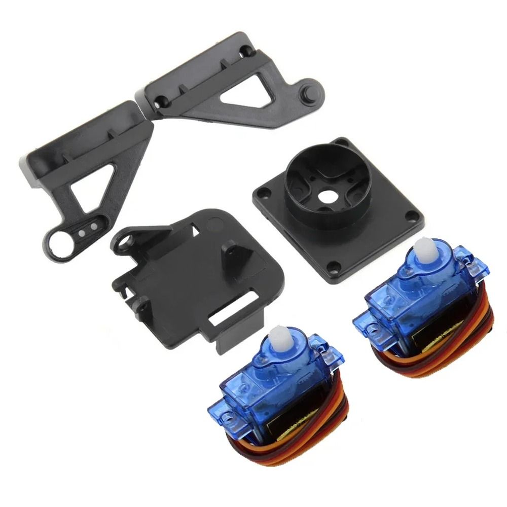 Pan Tilt Bracket - ชุดอุปกรณ์บังคับเลี้ยวเครื่องบินบังคับวิทยุ รุ่น SG90 MG90s 9g PTZ