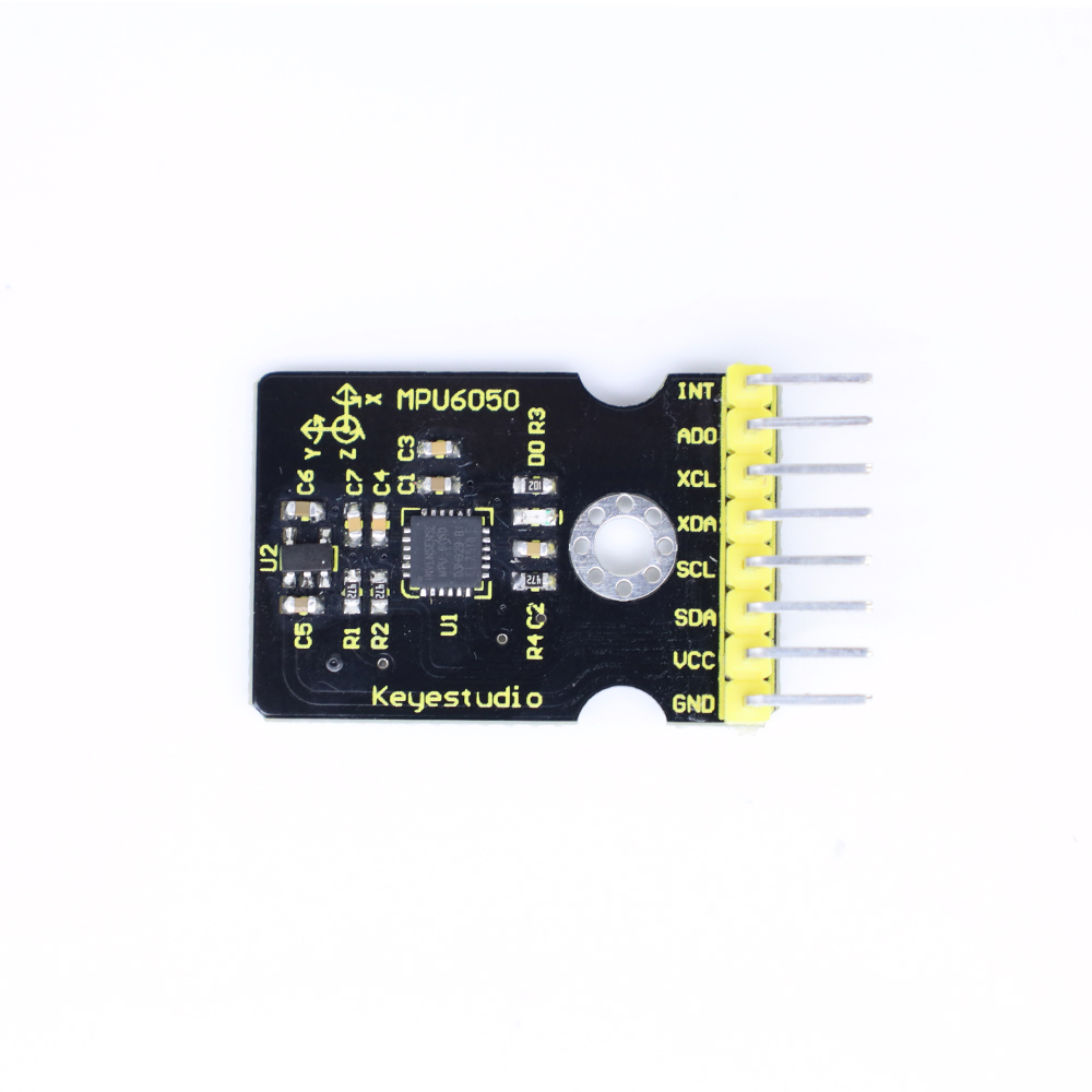 Accelerometer Mpu6050 - Keyestudio โมดู MPU6050วัดความเร่งและเครื่องวัดความเร่งแบบ3แกน GY-521สำหรับ Arduino