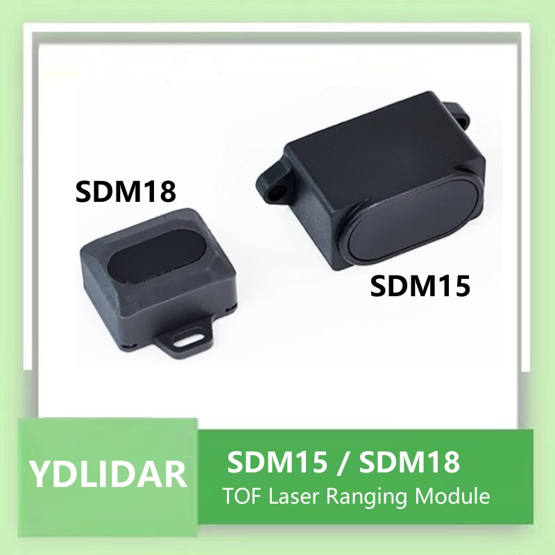 Ros Robot - YDLIDAR SDM15/SDM18 โมดูลวัดระยะความแม่นยำสูง ระบบ TOF รองรับการป้องกันแสงสะท้อน
