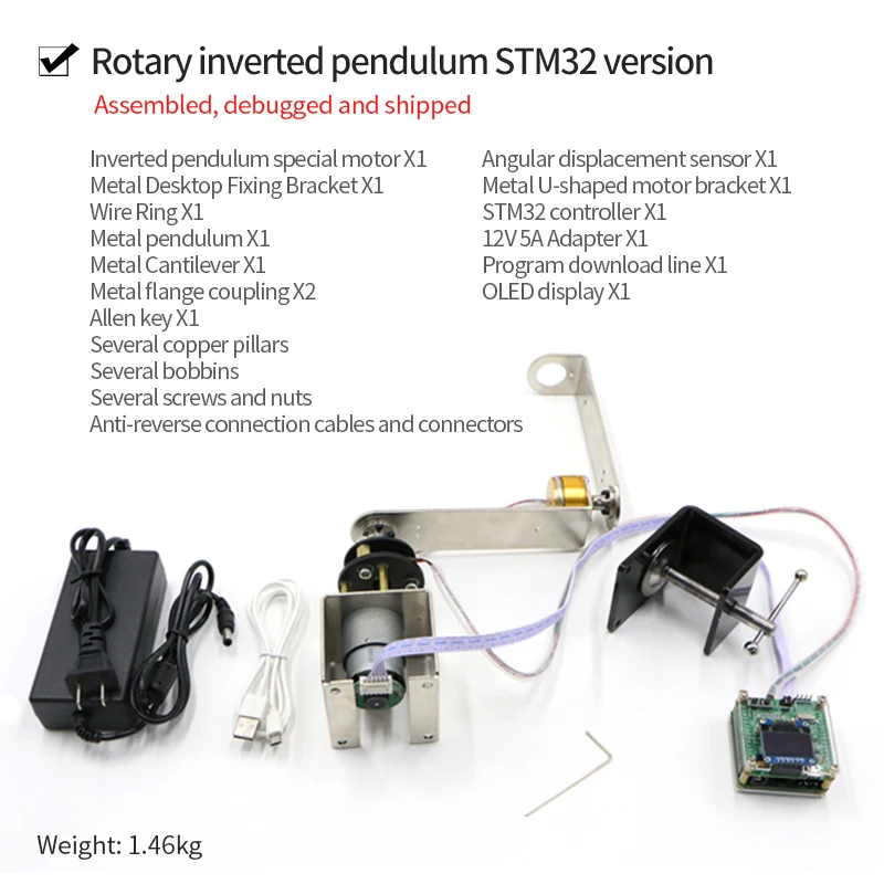 Stm32 Robot - ชุดอุปกรณ์เพนดูลัมกลับหัวแบบหมุนได้ IP570 สำหรับ Arduino STM32 หุ่นยนต์