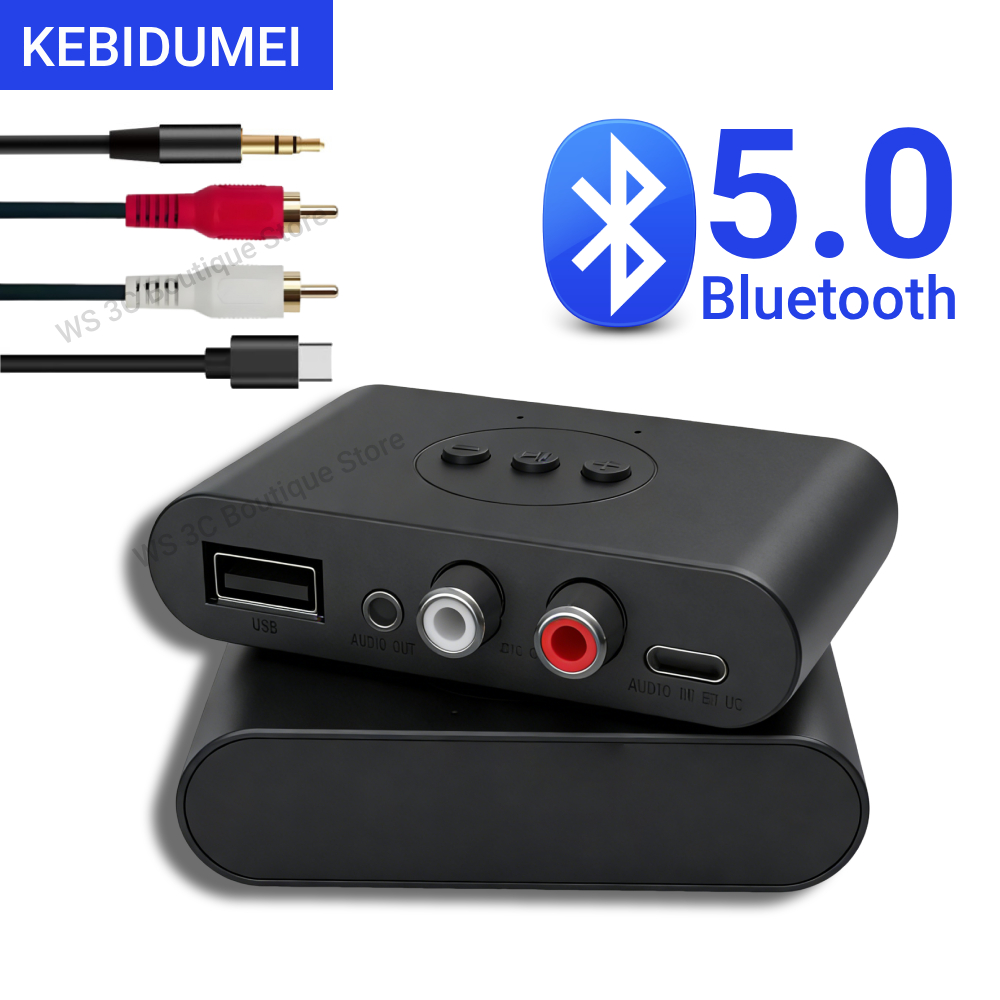 Robot Bluetooth Car - เอ็นเอฟซี บลูทูธ 5.0 เครื่องรับสัญญาณเสียง U ดิสก์