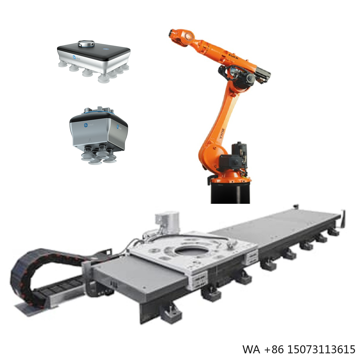 Robot Gripper - กริปเปอร์หุ่นยนต์ดูดสูญญากาศรุ่นดั้งเดิมสำหรับ IRB 1520ID, รับประกัน 1 ปี,