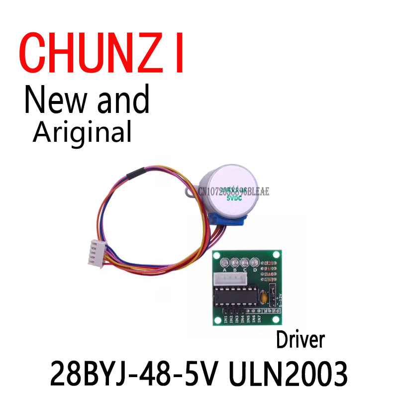 Uln2003 Driver - มอเตอร์สเต็ปเปอร์ 4 เฟส+ บอร์ดไดรเวอร์สำหรับอาร์ดูโน่สเต็ปเปอร์มอเตอร์ ULN2003 บอร์ดไดรเวอร์