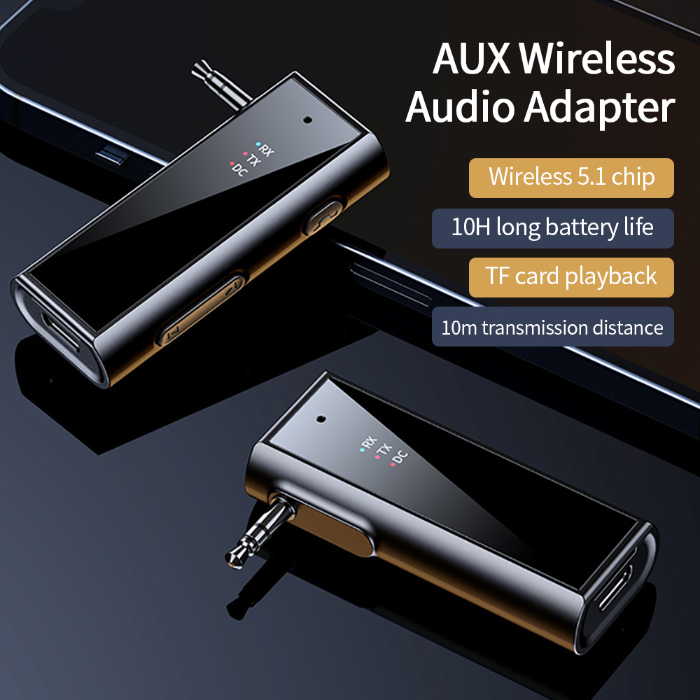 Robot Bluetooth Car - 1PC ใหม่บลูทูธ 5.1 เครื่องส่งสัญญาณ 3.5 มม.AUX