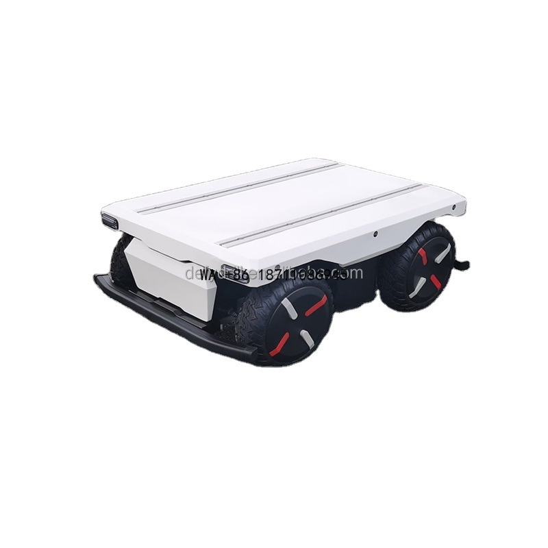 Robot Chassis - แพลตฟอร์มยานยนต์ไร้คนขับ 4 ล้อ ขับเคลื่อนด้วยไฟฟ้า สำหรับทุกสภาพพื้นผิว โครงรถหุ่นยนต์สำหรับการตรวจสอบ