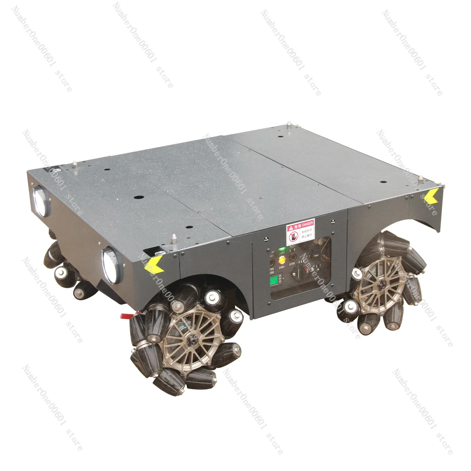 Robot Chassis - แชสซีหุ่นยนต์เคลื่อนที่อเนกประสงค์แบบมีล้อสำหรับขนส่งในไซต์ก่อสร้าง ยานยนต์ไฟฟ้าสำหรับขนส่งสินค้าหนัก สำหรับคลังสินค้า
