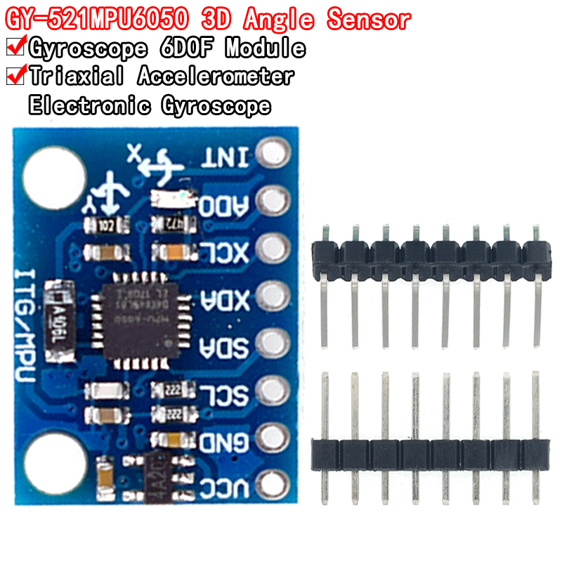 1 ชุด IIC I2C GY-521 MPU-6050  - Accelerometer Mpu6050 บทวิจารณ์และราคา