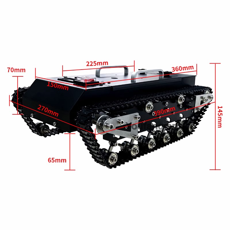 แชสซีรถถัง RC รับน้ำหนัก 30 กก - Stm32 Robot บทวิจารณ์และราคา