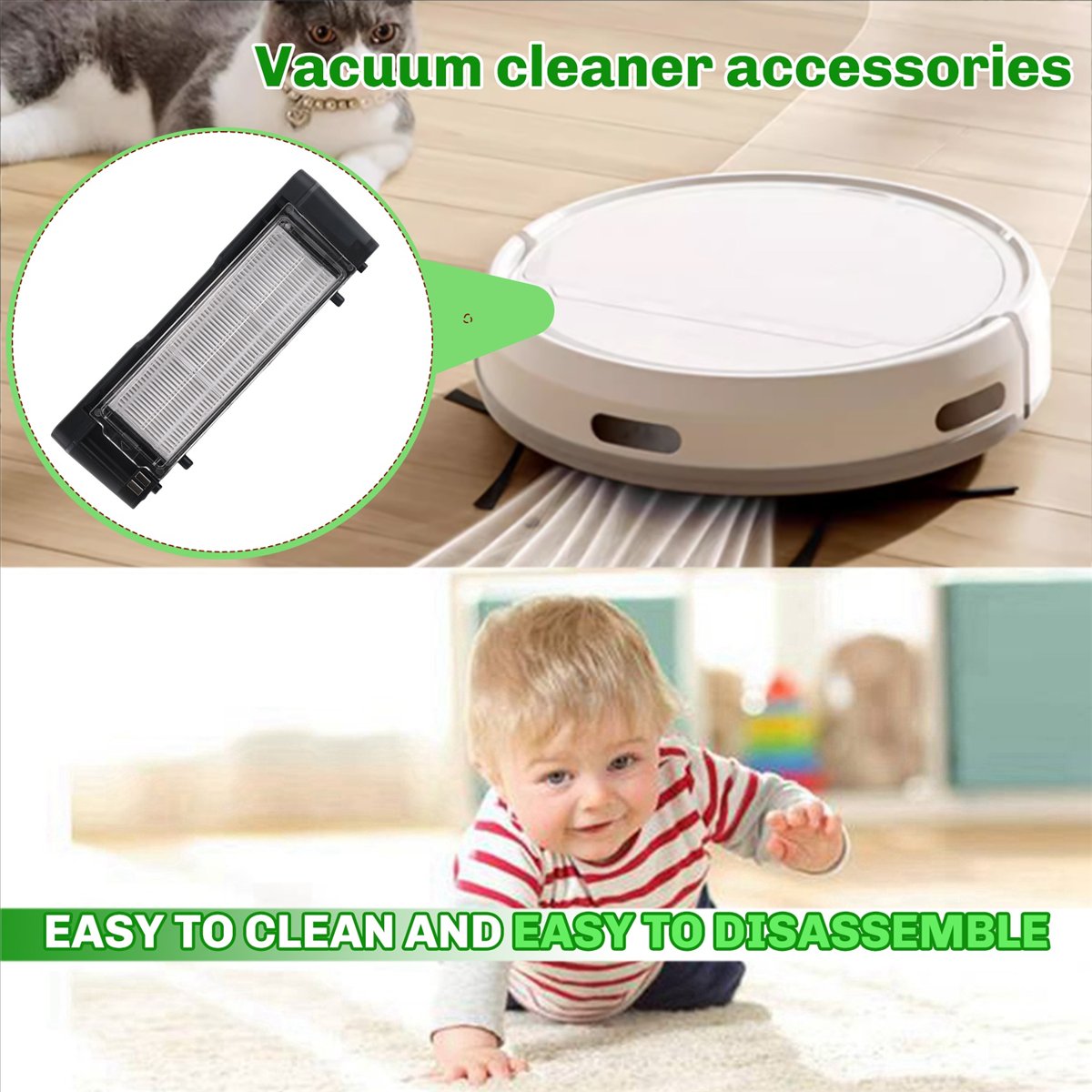 กล่องเก็บฝุ่นและถังน้ำ CHFL 2  - Robot Vacuum บทวิจารณ์และราคา