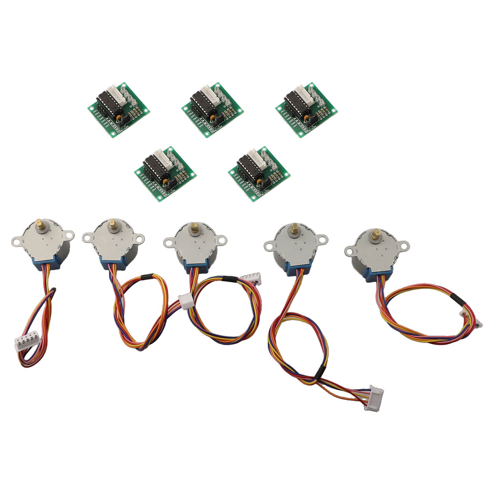 มอเตอร์สเต็ปเปอร์ 5V 4 เฟส รุ่ - Uln2003 Driver บทวิจารณ์และราคา
