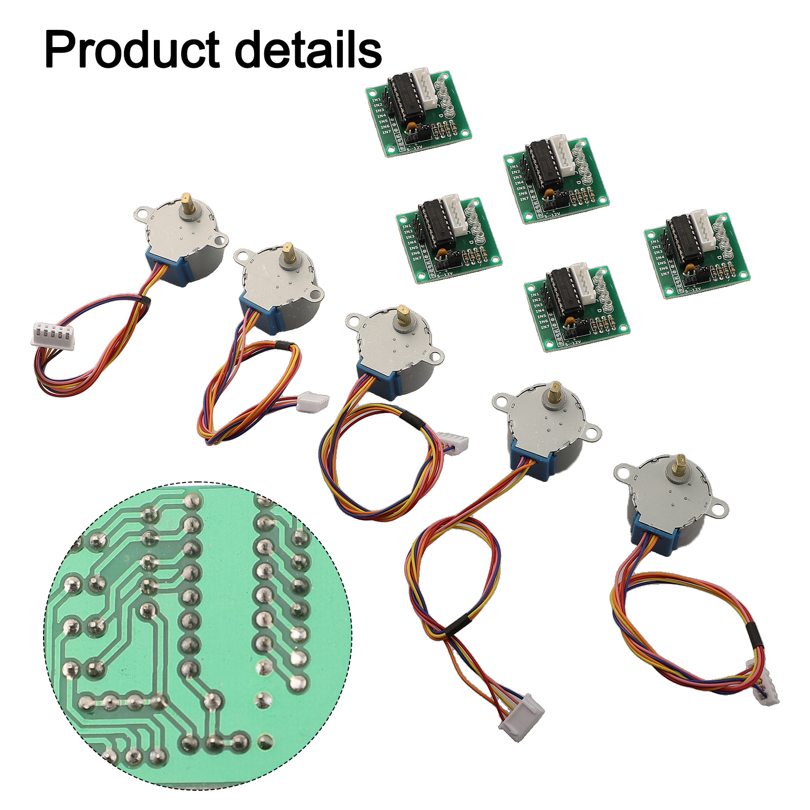 มอเตอร์สเต็ปเปอร์ 5V 4 เฟส รุ่ - Uln2003 Driver บทวิจารณ์และราคา