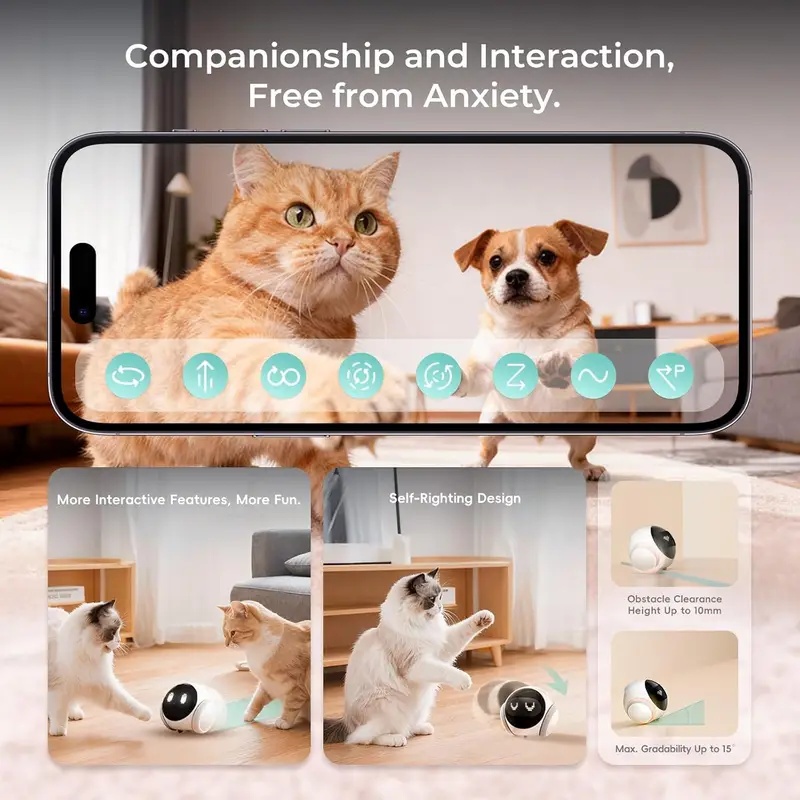 กล้องหุ่นยนต์สัตว์เลี้ยงในร่มแ - Ros Robot บทวิจารณ์และราคา