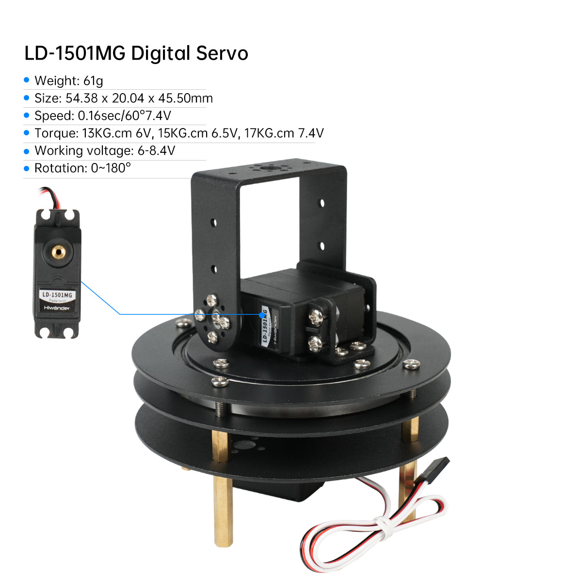 ชุดเซอร์โวดิจิตอลแบบ Pan Tilt  - Pan Tilt Bracket บทวิจารณ์และราคา