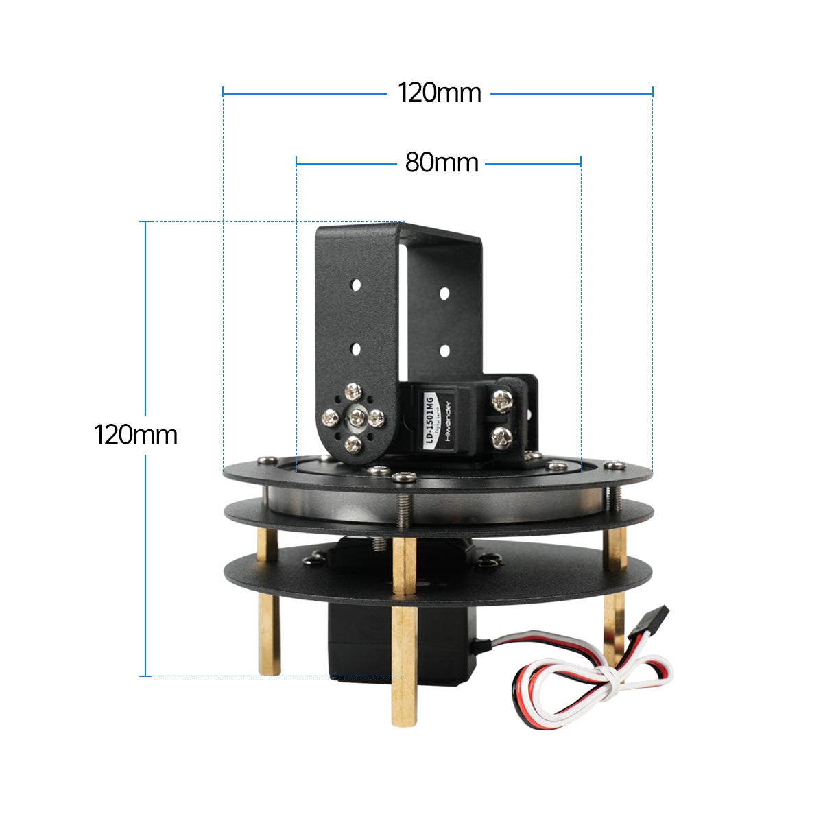 ชุดเซอร์โวดิจิตอลแบบ Pan Tilt  - Pan Tilt Bracket บทวิจารณ์และราคา