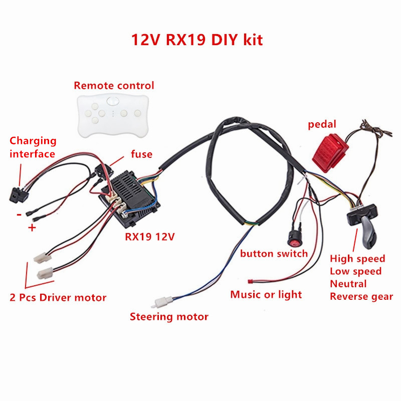 เด็กไฟฟ้ารถ DIY ดัดแปลงสายไฟแล - Robot Car Kit บทวิจารณ์และราคา