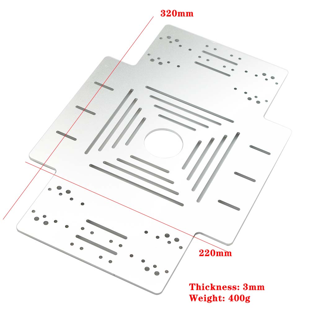 Big แผ่นโลหะอะลูมินัมอัลลอยแชส - Stm32 Robot บทวิจารณ์และราคา