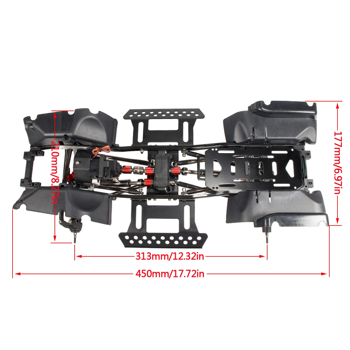 1/10 RC ชุดแชสซีตีนตะขาบพร้อมเ - Robot Car Kit บทวิจารณ์และราคา