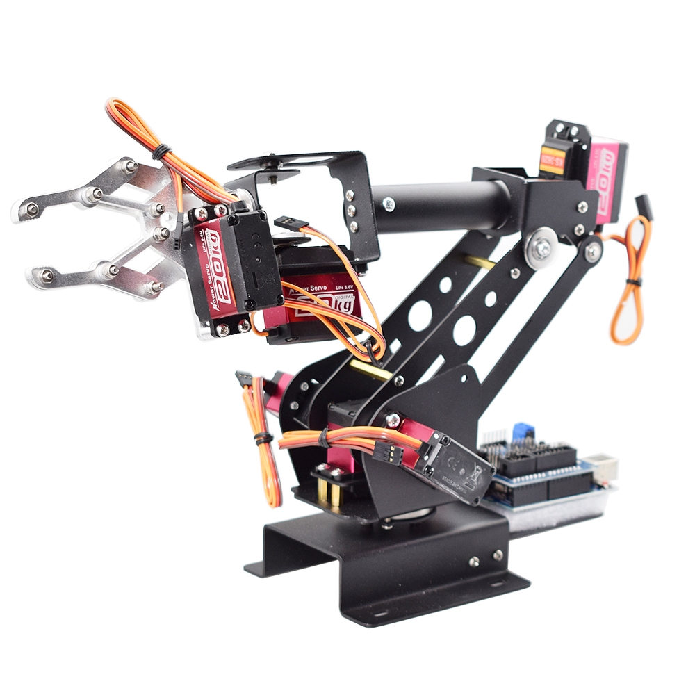 ชุดควบคุมแขนหุ่นยนต์ 6 DOF พร้ - Robot Arm Kit บทวิจารณ์และราคา
