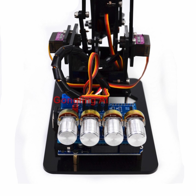 แขนหุ่นยนต์ STEM 4 DOF พร้อมเซ - Robot Arm Kit บทวิจารณ์และราคา