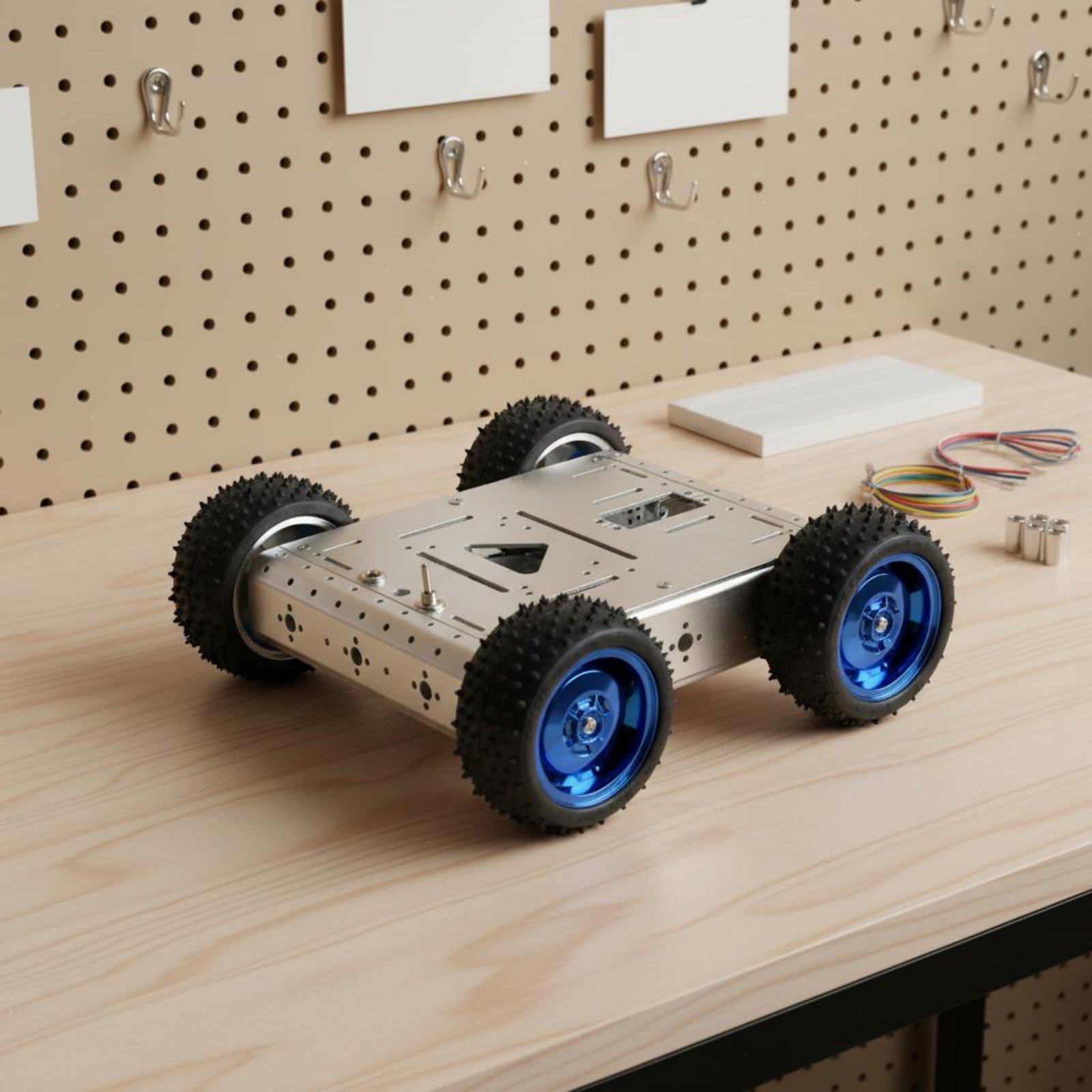 แชสซีรถสมาร์ทคาร์ 4WD รับน้ำหน - Robot Car Kit บทวิจารณ์และราคา