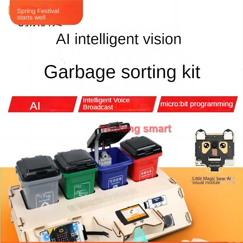 ชุดหุ่นยนต์คัดแยกขยะ AI พร้อมร - Microbit Robot บทวิจารณ์และราคา