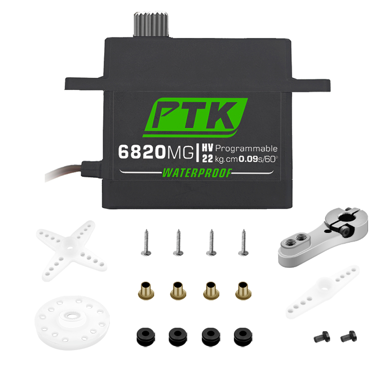 PTK servo เกียร์โลหะ 20Kg 30Kg - Servo Sg90 บทวิจารณ์และราคา
